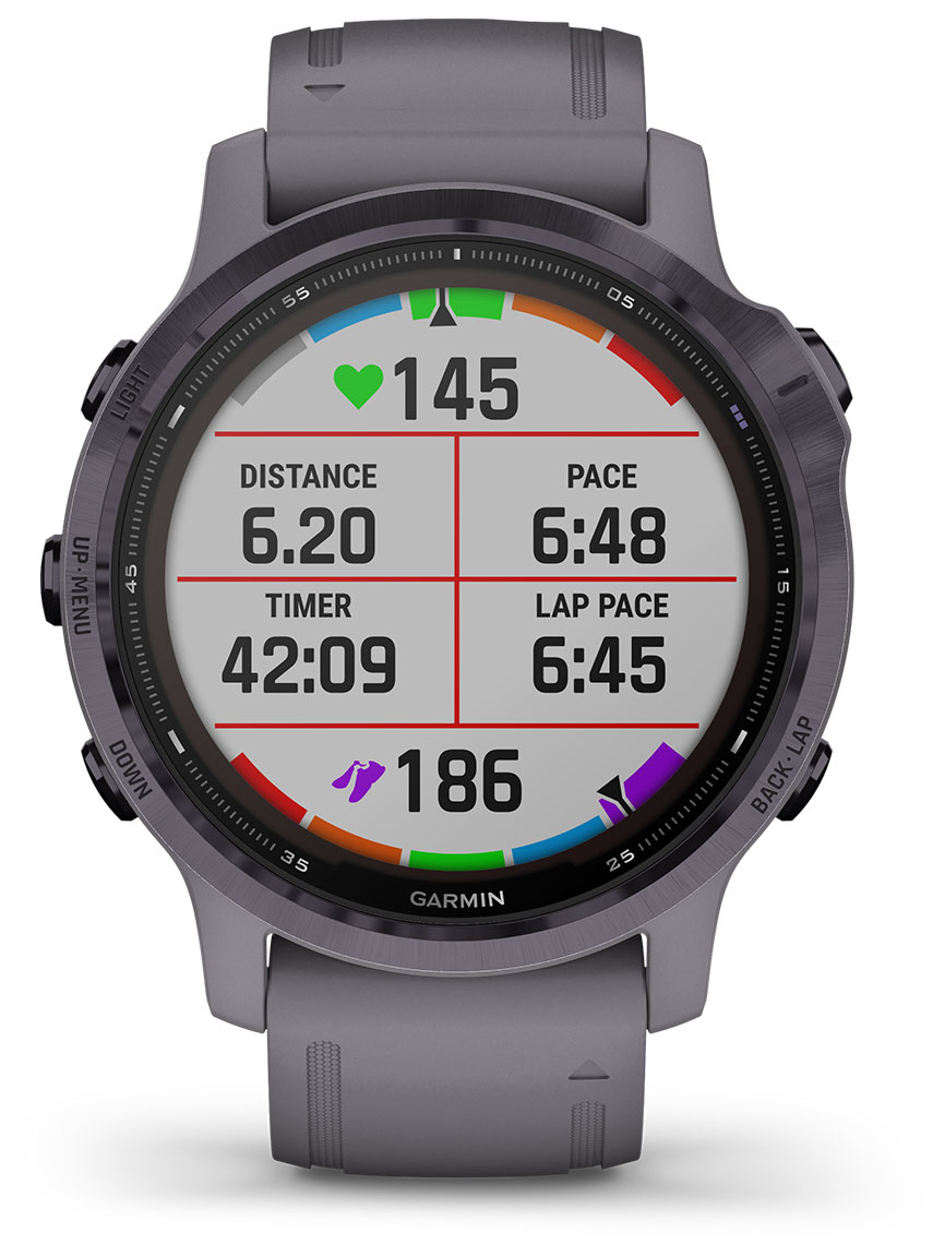 Garmin Fenix 6S Pro Solar Amethyst with Shale Smart Watch 010
