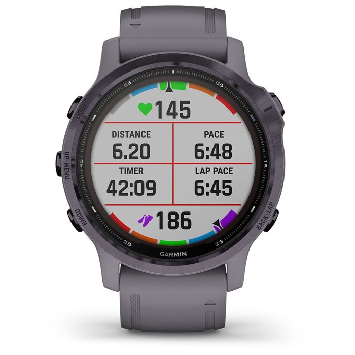 Garmin Fenix 6S Pro Solar Amethyst with Shale Smart Watch 010