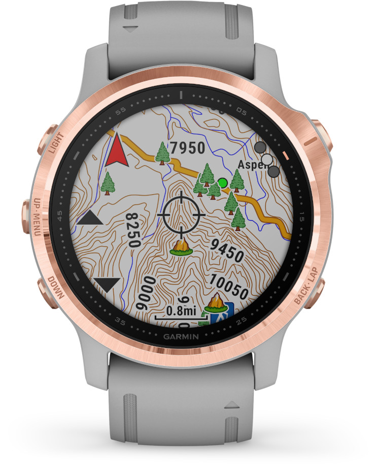 Garmin Fenix 6S Sapphire Rose Gold Smart Watch 010-02159-21 
