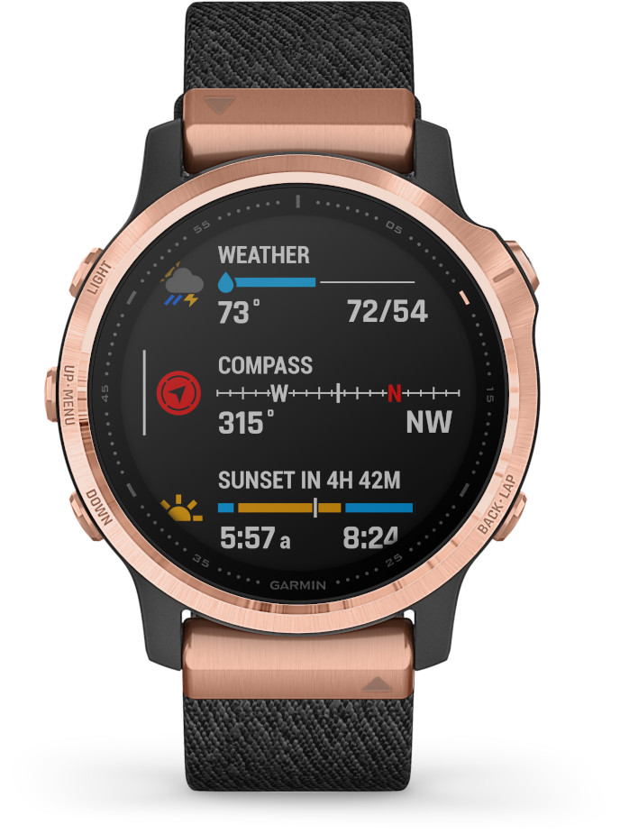 Garmin Fenix 6S Sapphire Rose Gold Smart Watch 010-02159-37 