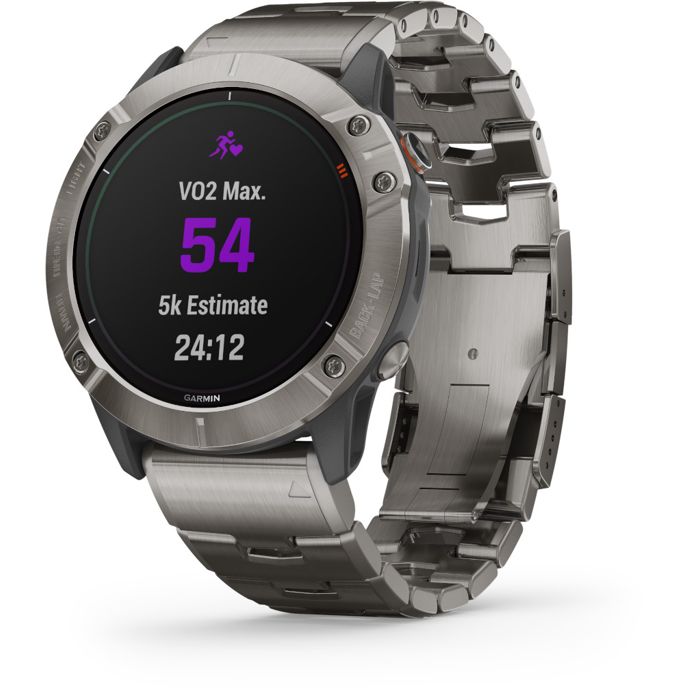 Smartwatch Fenix Pro Solar Titane Garmin Fenix 6X Pro Solar