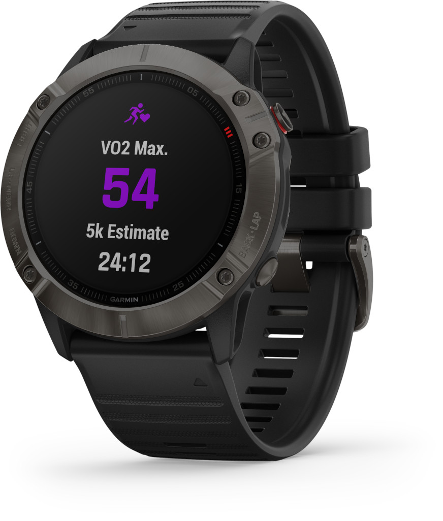 Garmin Fenix 6X Sapphire Carbon Gray DLC Smart Watch 010 02157 11 watchesonline