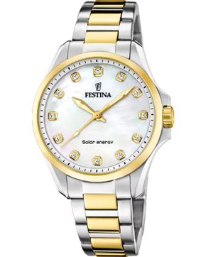 Festina Petite cream solar ladies watch F20655/1