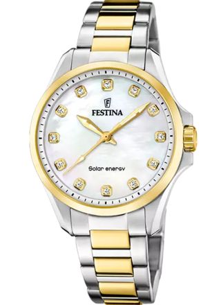 Festina Petite cream solar ladies watch F20655/1