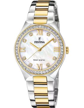 Festina Petite cream solar ladies watch F20659/1