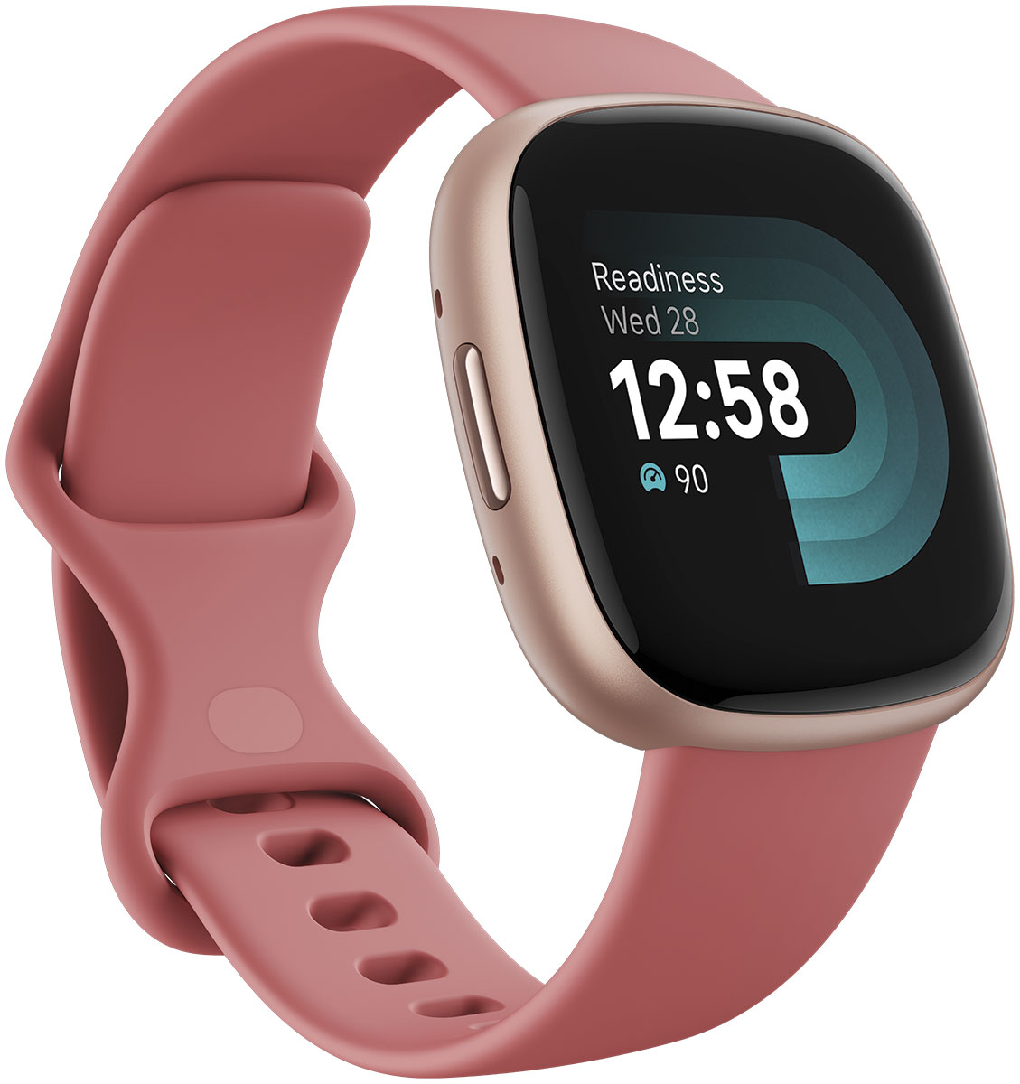 Fitbit Versa 4 smartwatch Pink Sand / Copper Rose