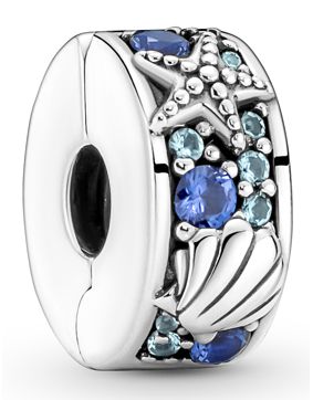 Pandora Momenys Fixed clips charm Tropical Starfish & Shell 791678C01