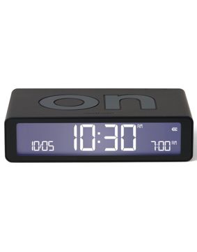 LEXON alarm clock FLIP CLASSIC - Black