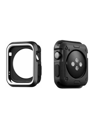 Apple Watch Silicone Case black/white - 4 sizes
