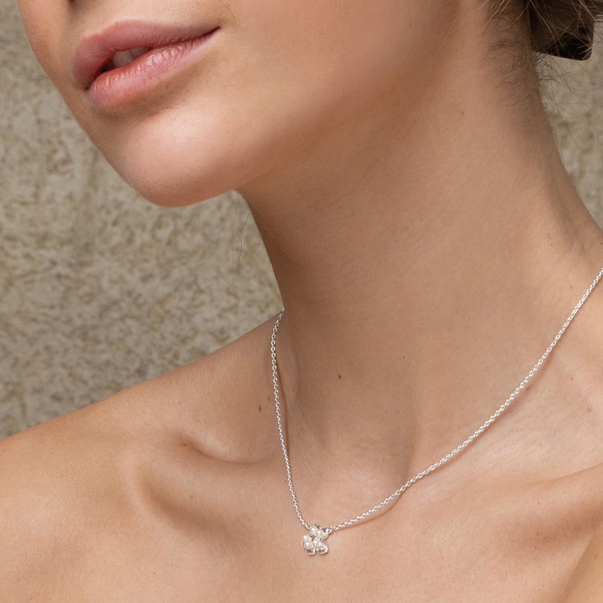 Efva Attling Förgätmigej silver necklace 10-100-02345-4045