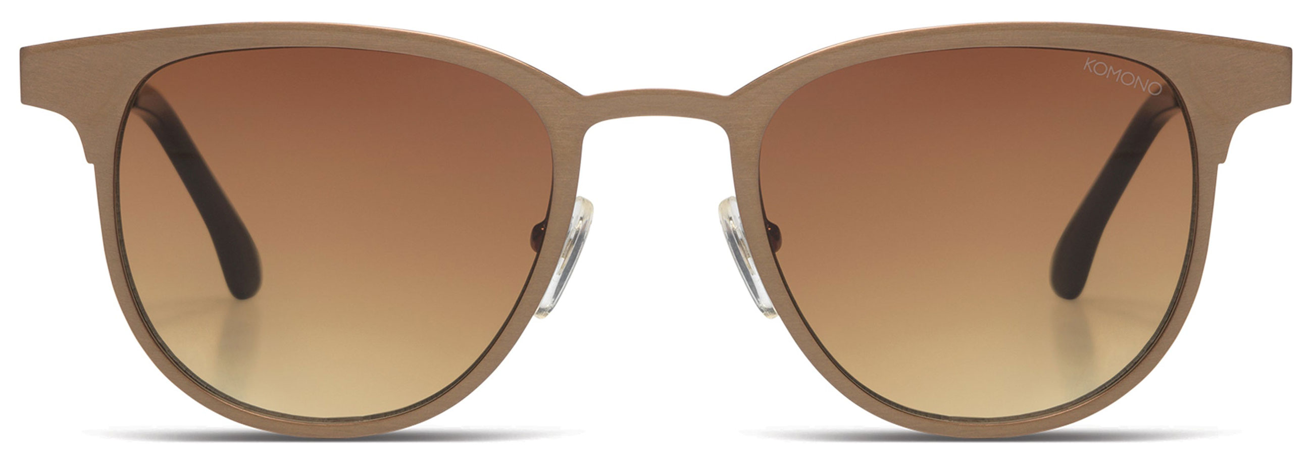 KOMONO Francis steel Pale copper sunglasses
