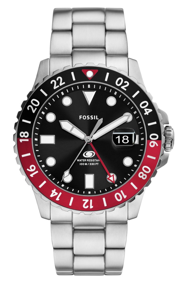 Fossil Blue GMT Silver FS6092