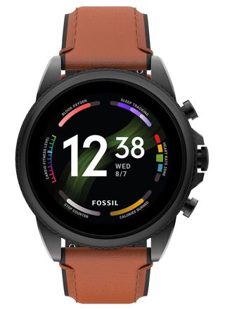 Fossil Gen 6 Smartwatch Brown Leather 44 mm FTW4062