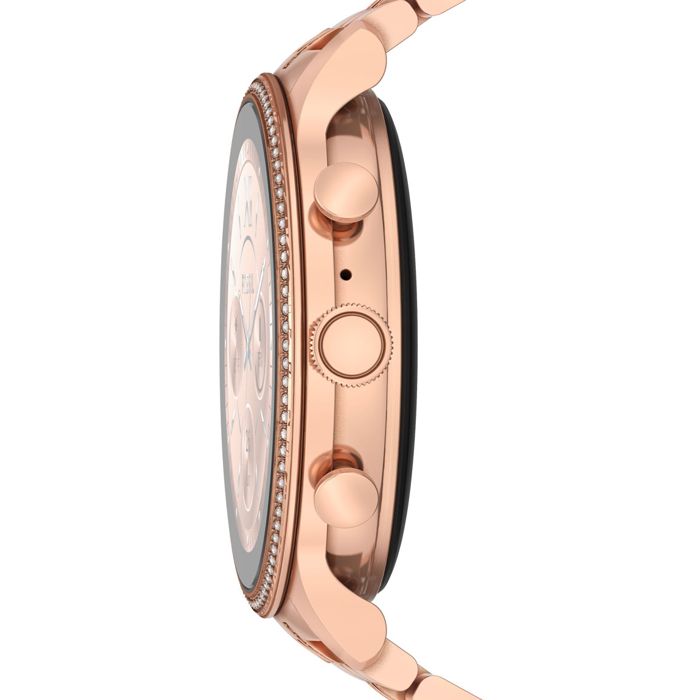 Cameron Rose Gold Tone Stainless Steel Fossil Cameron Smartwatch
