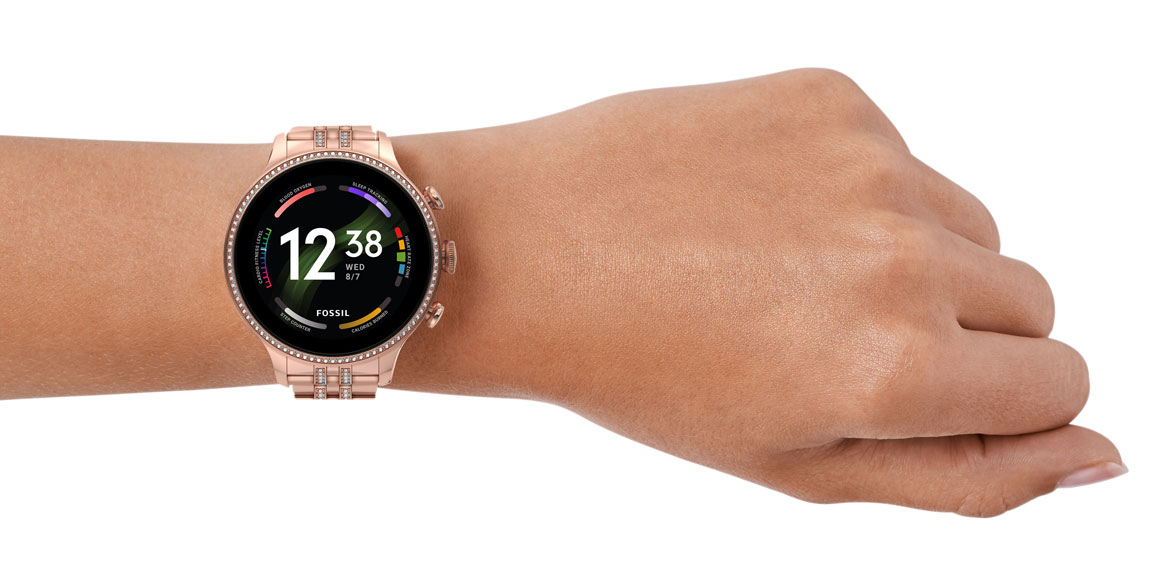 Fossil gen 5 rose gold sale