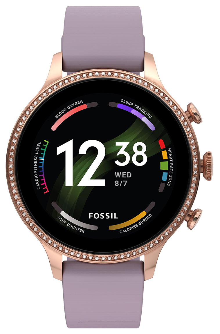 Fossil Gen Smartwatch Purple Silicone 42 mm FTW6080