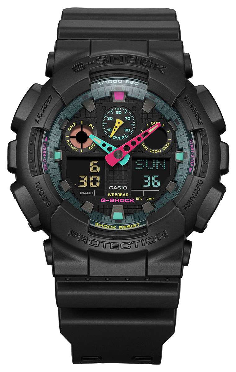 Casio G-Shock Multi-Fluorescent GA-100MF-1AER