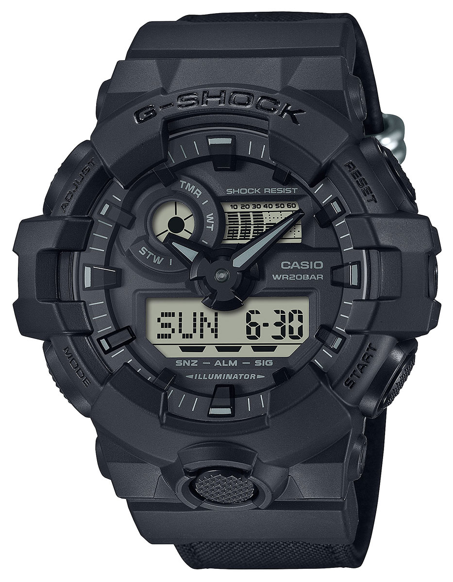 Casio G-Shock GA-700BCE-1AER Cordura Band