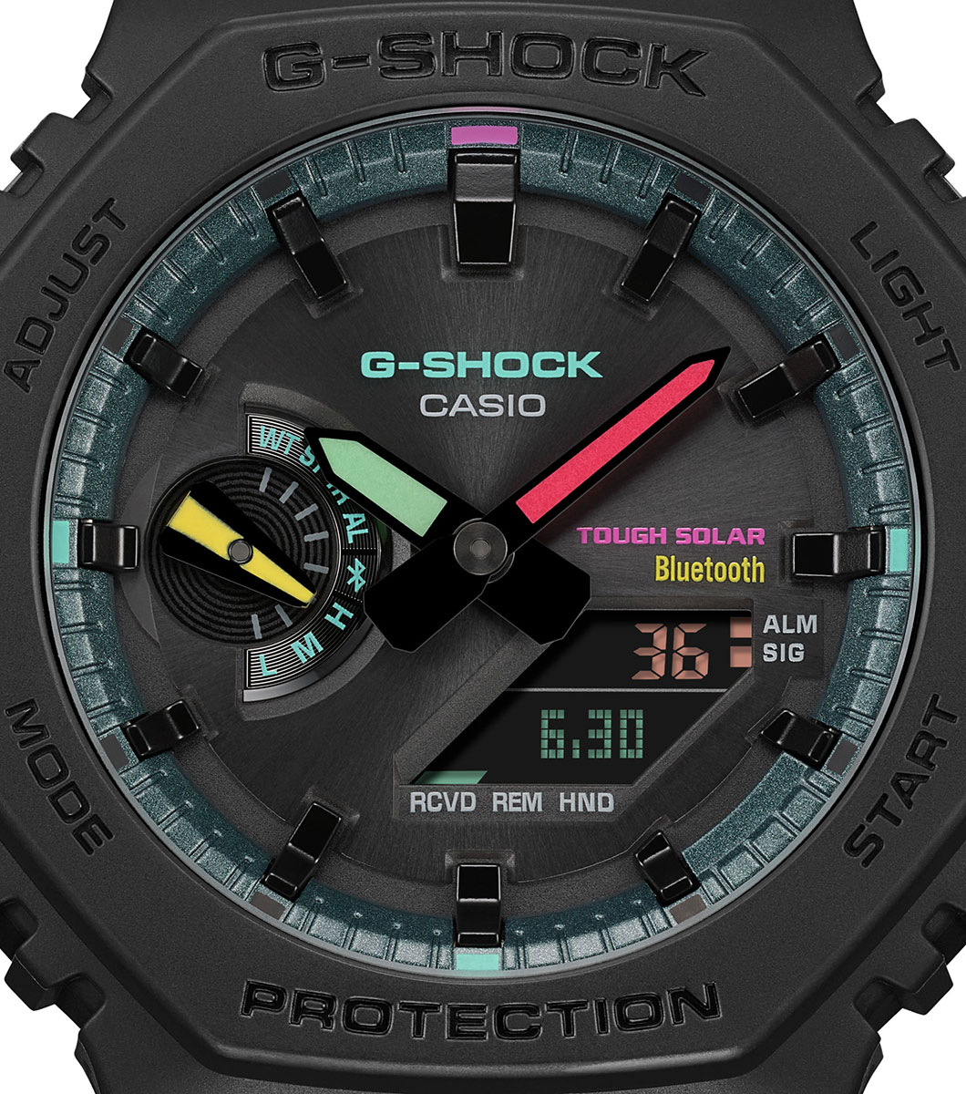 Casio G-Shock Multi-Fluorescent GA-B2100MF-1AER - watchesonline.com