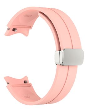 Tiera Samsung Galaxy Watch4 and Watch5 silicone watch strap pink