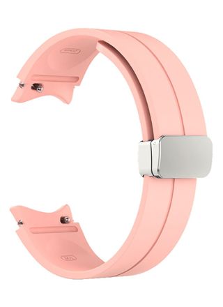 Tiera Samsung Galaxy Watch4 and Watch5 silicone watch strap pink
