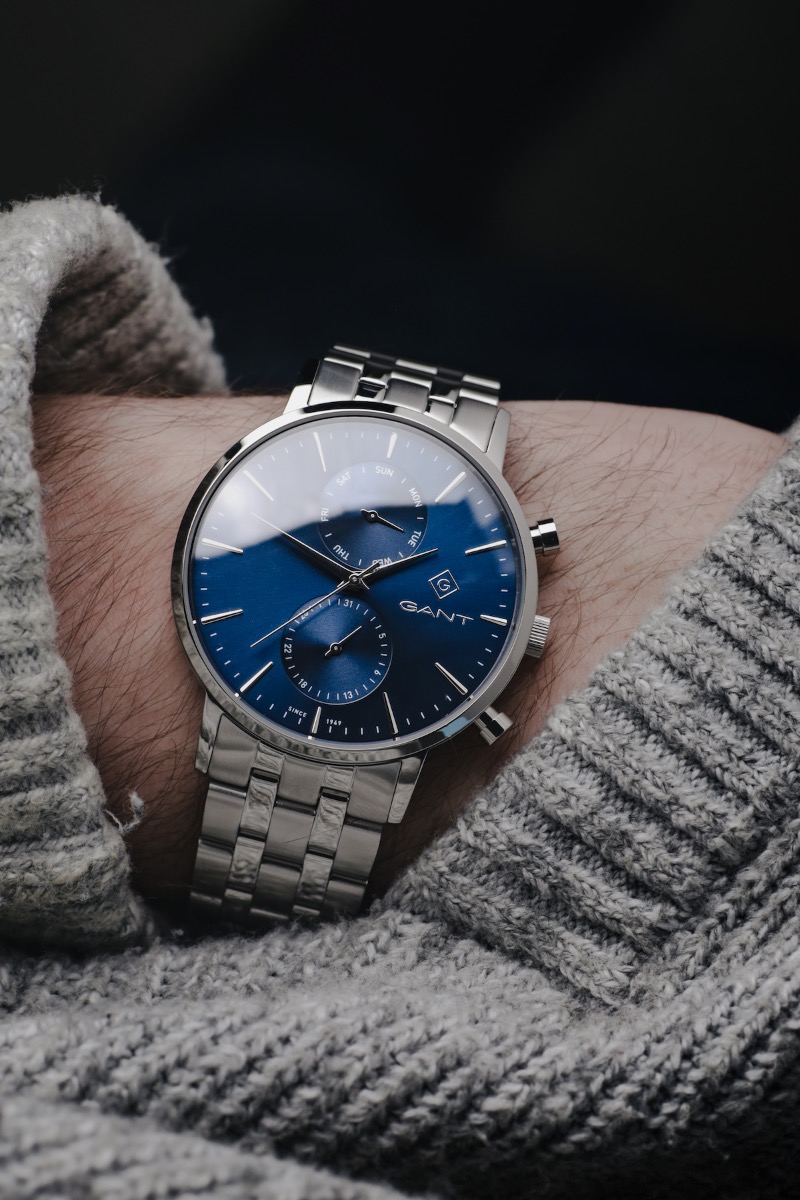 Gant Park Hill Day-Date II blue G121003 - watchesonline.com