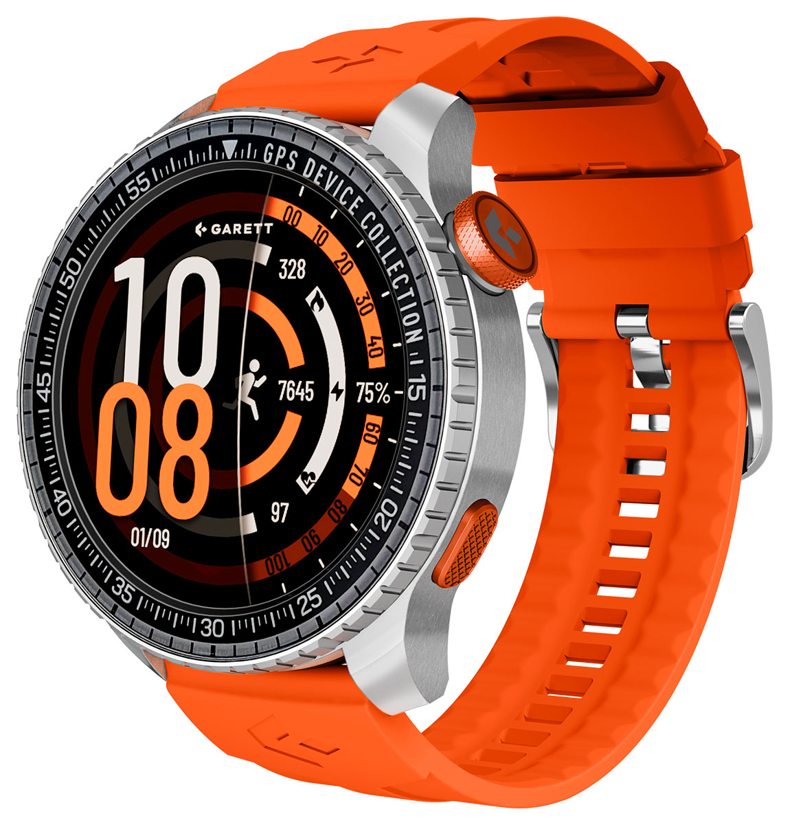 Garett Compass GPS Silver smartwatch