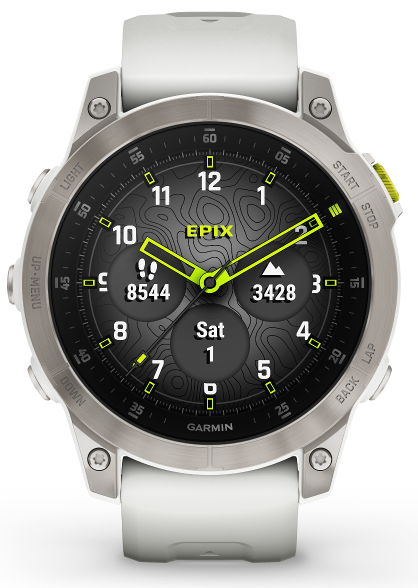 Garmin epix Gen 2 Sapphire Smartwatch, 47-mm Band, Music