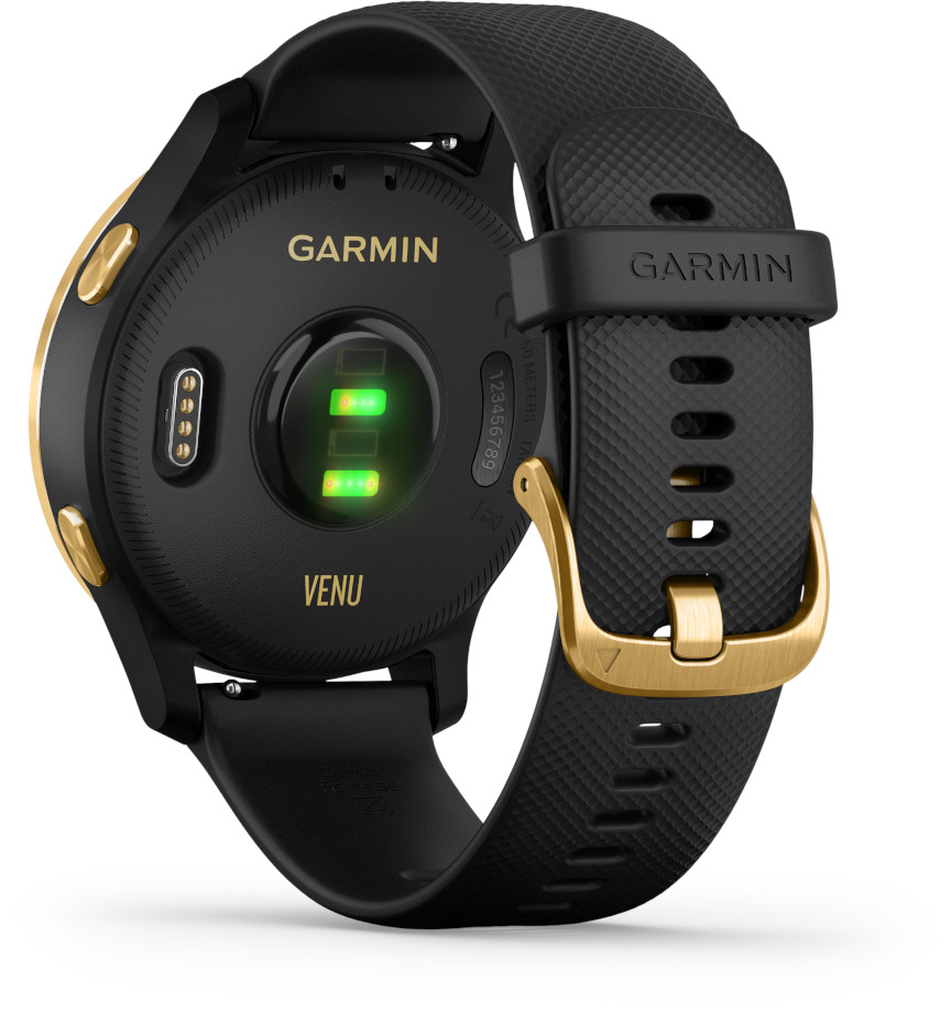 Garmin Venu Black Gold AMOLED GPS Smart Watch 010-02173-32 Garmin Venu Black Gold AMOLED GPS Smart Watch 010-02173-32