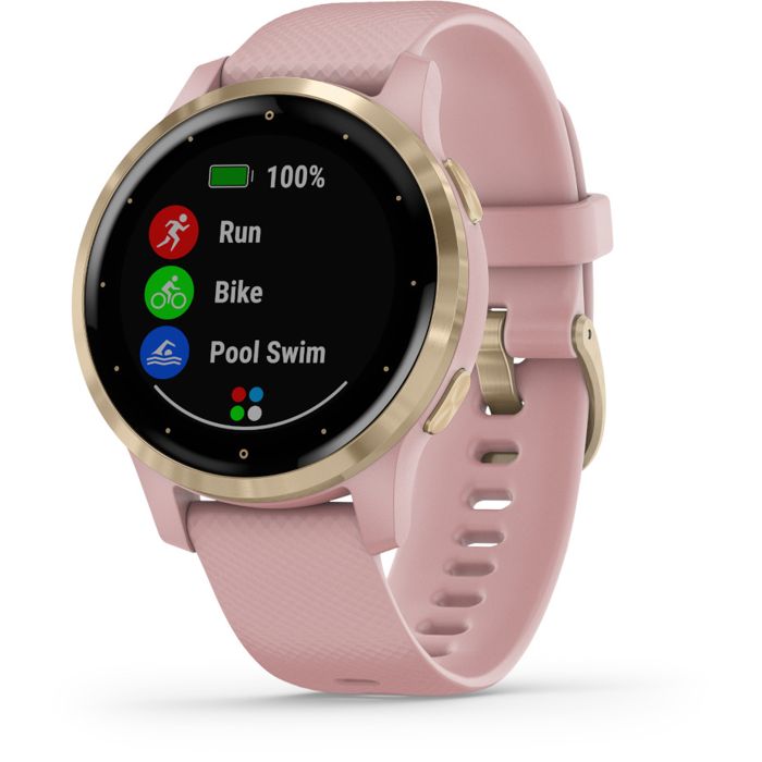 Garmin Vivoactive 4S Dust Rose and Light Gold GPS Smart Watch 010