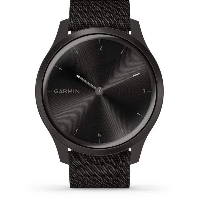 Garmin Vivomove Style Black Pepper Nylon and Slate Hybrid Smart