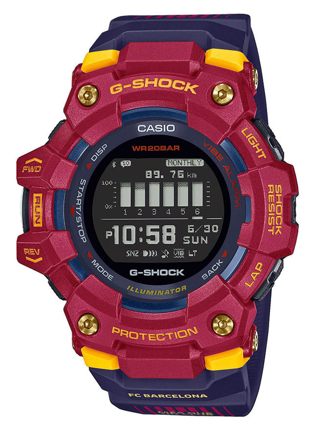 Casio G Squad FC Barcelona Limited Edition GBD 100BAR 4ER
