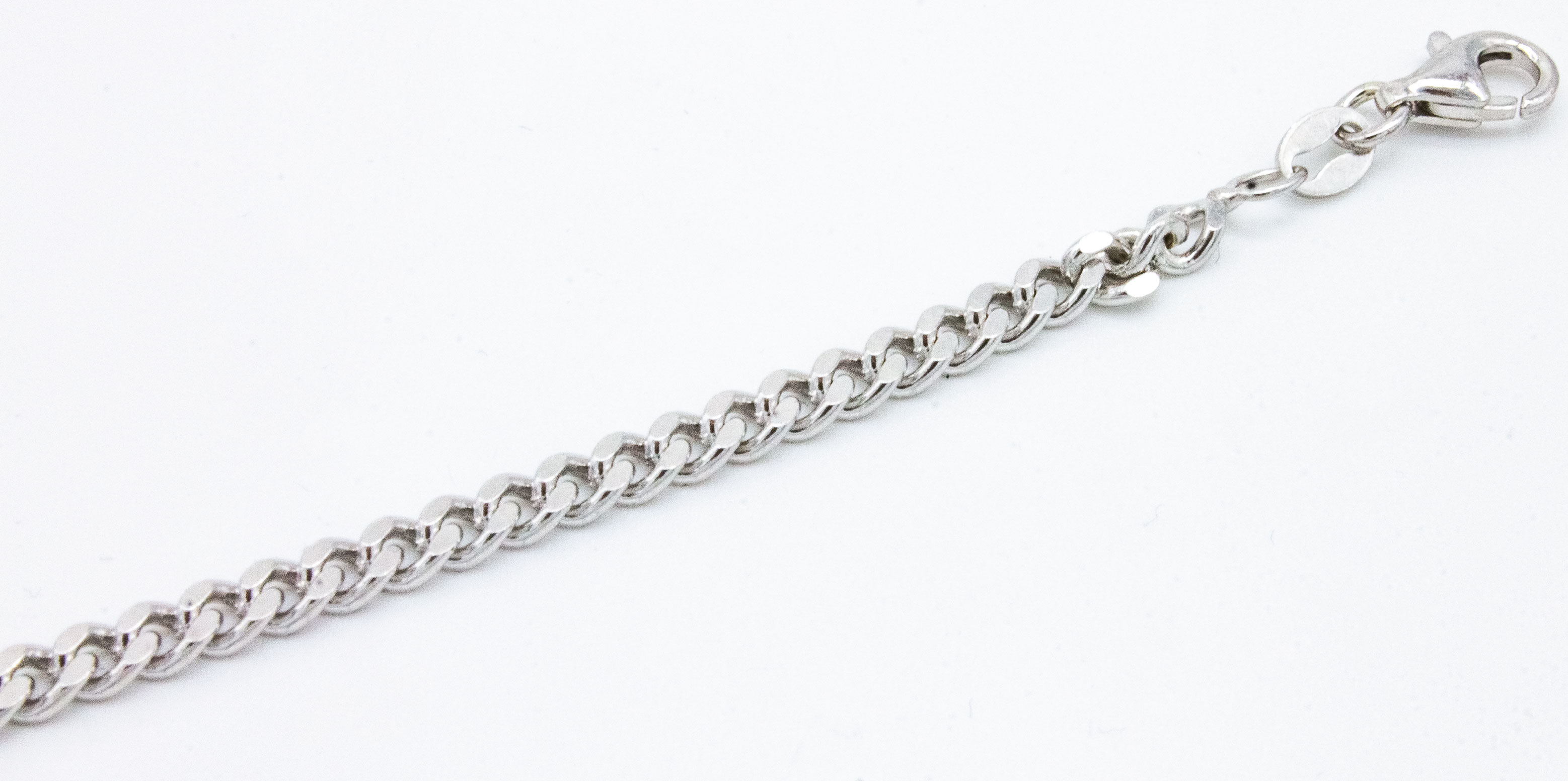 Curb chain necklace 3.3 mm 50 cm R-PANS100-50