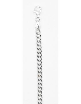 Silver Curb chain bracelet 5.4 mm PANS150