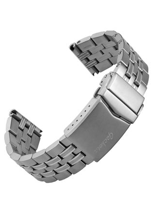 Geckota Seabrook Solid Stainless Steel Divers Watch Strap