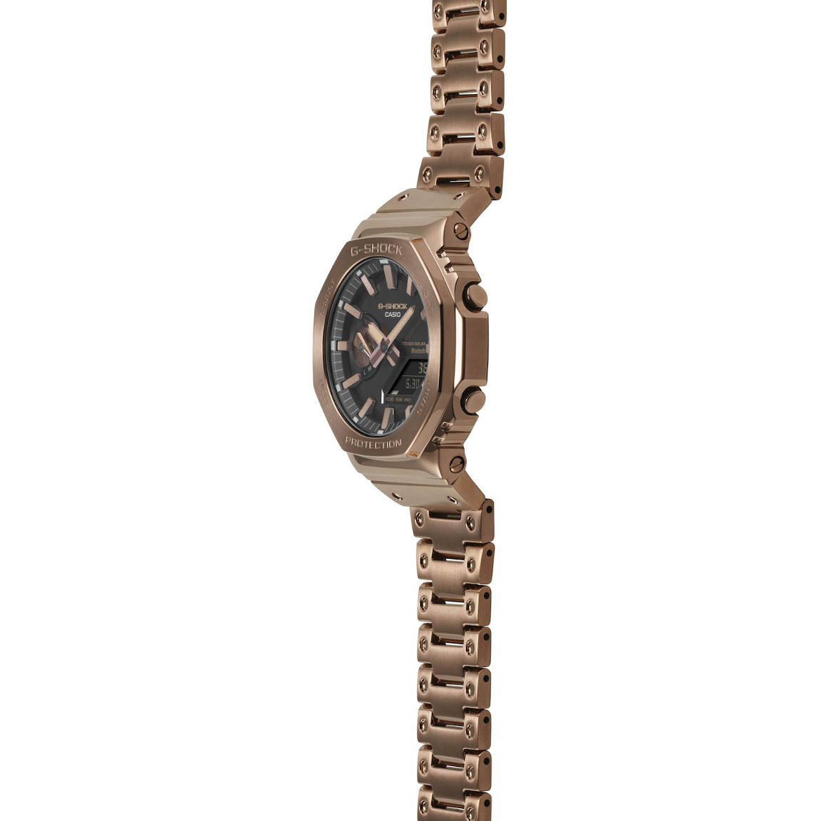 G shock online skeleton rose gold