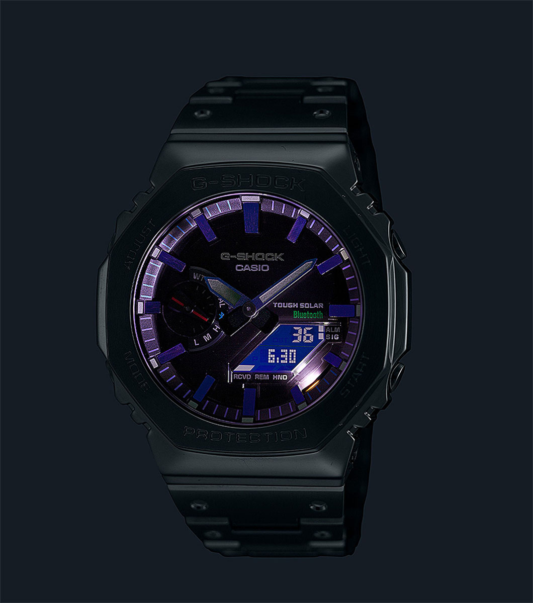 時計 CASIO G-SHOCK GM-B2100PC-1AJF Bluetooth GMB2100PC-1A | Full-Metal Purple-Blue Watch | Casio G-SHOCK