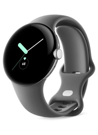 Google Pixel Watch WiFi Polished Silver / Charcoal Smartwatch GA03305-EU