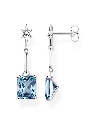 Thomas Sabo earrings blue stone with star H2115-644-1