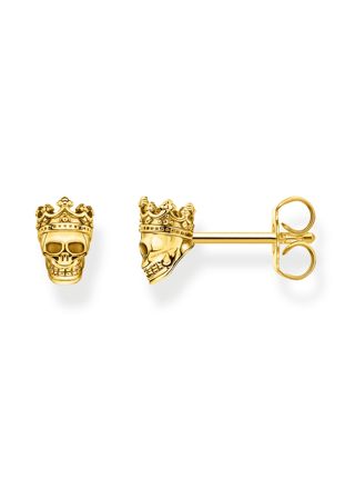 Thomas Sabo earrings skull king gold H2163-413-39