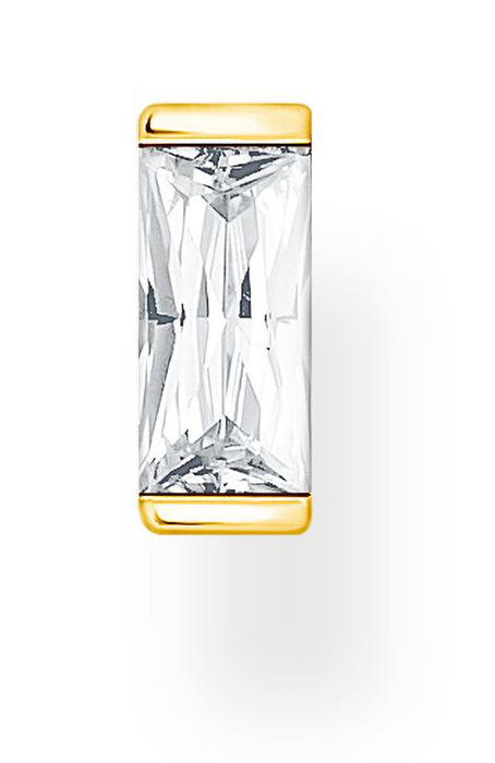 Thomas Sabo earring stud white stone gold H2185-414-14