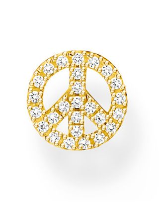 Thomas Sabo Charming Symbols gold Peace earring H2218-414-14