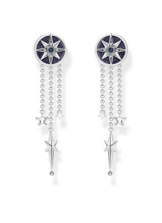 Thomas Sabo earrings Royalty star with stones silver H2224-945-7