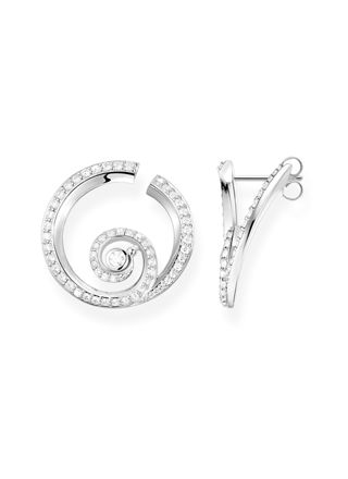 Thomas Sabo wave with stones earrings H2227-051-14