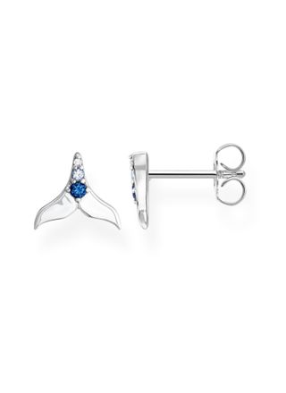 Thomas Sabo tail fin with blue stones earrings H2228-644-1