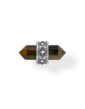 Thomas Sabo Rebel at Heart Rebel Crystal Tigers eye single earring H2282-826-1