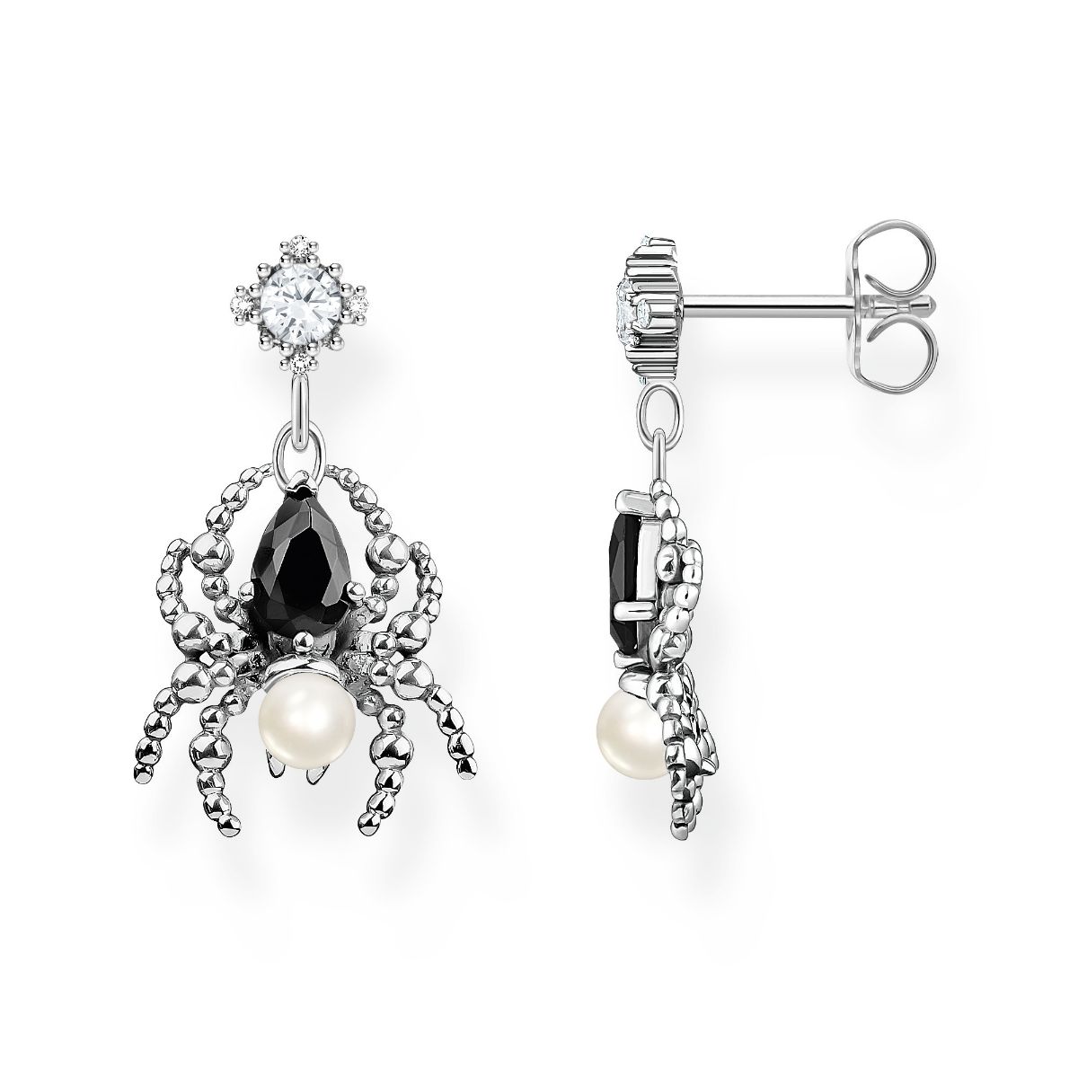 Thomas Sabo True Romance silver earrings spider earrings H2313-167-7