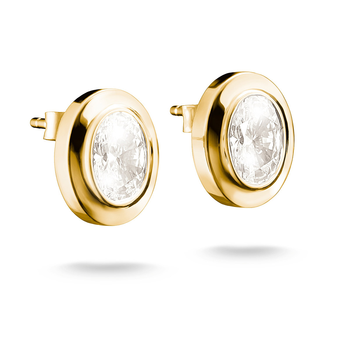 Thomas Sabo Bold Elegance gold-plated earrings 11 mm H2342-414-14