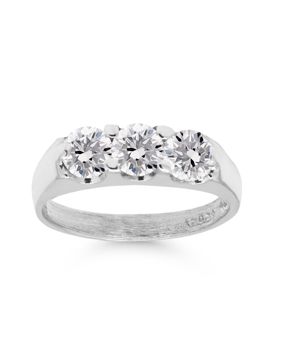 Silver babtism ring H6014Z