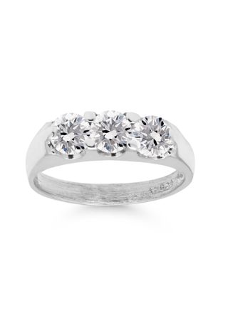 Silver babtism ring H6014Z